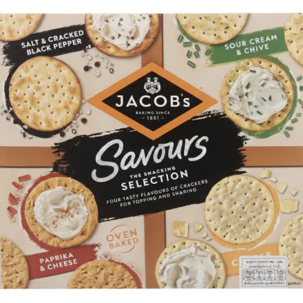 Jacob's Savours: The Snacking Selection 250g