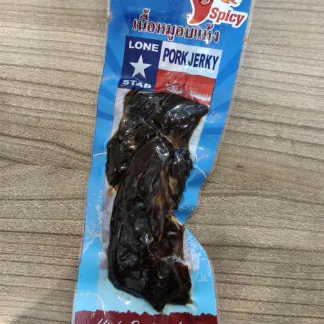 Captain Hook’s Spicy Pork Jerky 30g