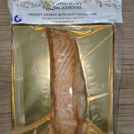 Captain Hook’s Premium Hot Smoked Salmon 150-200g