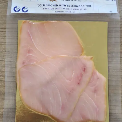 Captain Hook’s Cold Smoked Premium Indo-Pacific Swordfish 80g