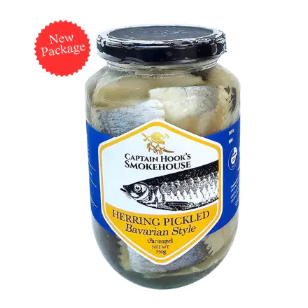 Captain Hook’s Herring Pickled Bavarian Style 350g