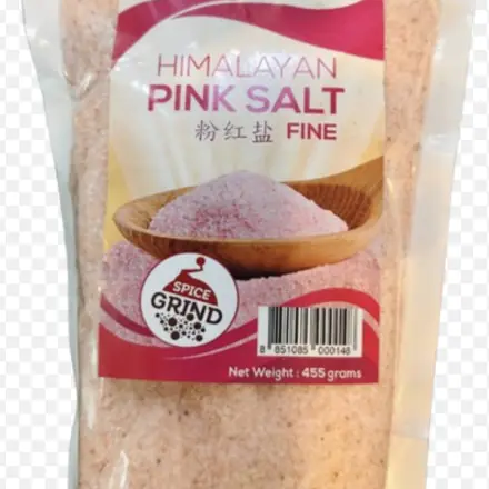 Himalayan Pink Salt Fine zip-lock bag 455g
