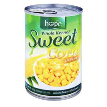Hope Whole Kernel Sweet Corn in Brine 400 g.