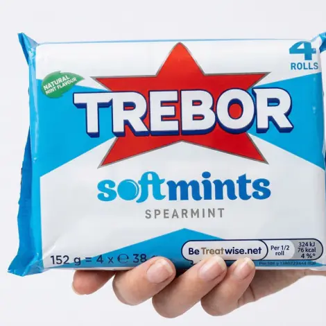 TREBOR Spearmint Softmints 38 g. x 4 Units 152g