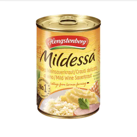 HENGSTENBERG Mildessa Mild Wine Sauerkraut 520 g.