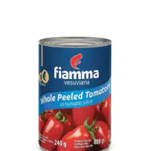 Fiamma Vesuviana Whole Peeled Tomatoes in Tomato Juice 400g