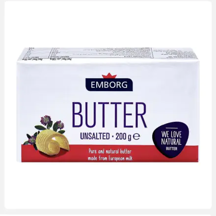 EMBORG  Unsalted Butter 200g