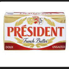 PRESIDENT French Unsalted Butter 200 G