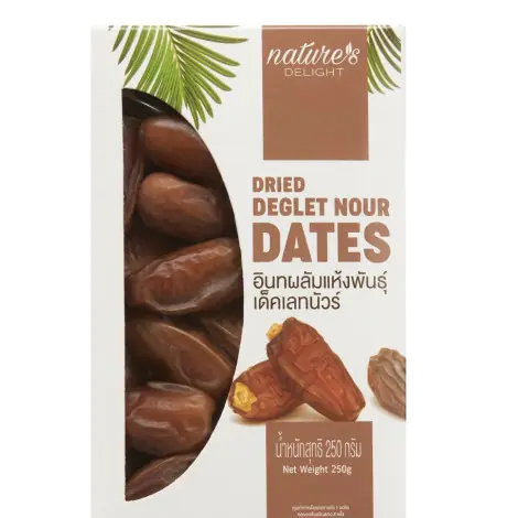Nature’s Delight Dried Deglet Nour Dates 250g 223 THB