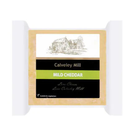 Calveley Mill Mild Cheddar Cheese 200g 195 THB
