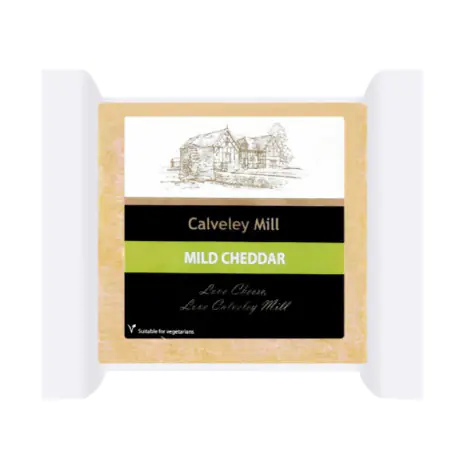Calveley Mill Mild Cheddar Cheese 200g 195 THB
