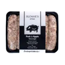 SLOANE'S Pork & Apple Sausage 500 g.