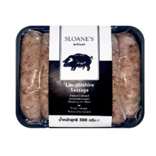 SLOANE'S Lincolnshire Sausage 500 g.