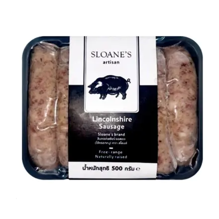 SLOANE'S Lincolnshire Sausage 500 g.