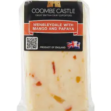 Coombe Castle Wensleydale with mango and papaya (100g) 279 THB