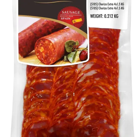 Chorizo Extra sausage 1,792 THB/Kg. (0.212kg) 380 THB