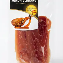 JAMON SERRANO Cured HAM 2,590 THB/KG (0.130kg.) 337 THB