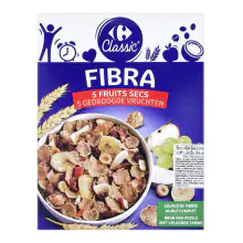 Carrefour Classic' Fibra 5 Fruits Secs(500g) 307 THB