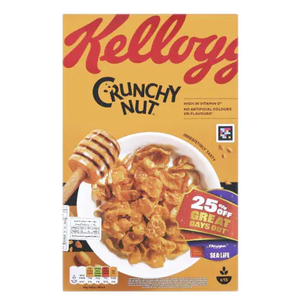 Kellogg's Crunchy Nut Honey & Nut Corn Flakes (460g ) 377 THB