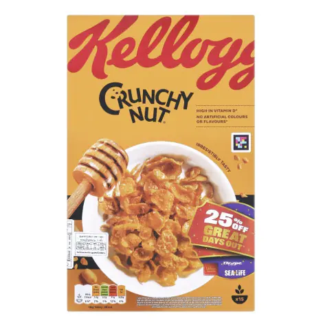 Kelloggs crunchy nut cornflakes 500g