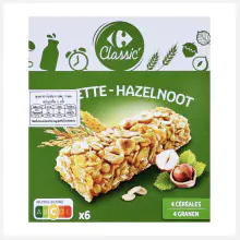 Carrefour Classic Hazelnut Cereal Bars(125g) 139 THB