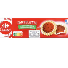 Carrefour Classic Tartelette Goût Framboise(150g) 125 THB