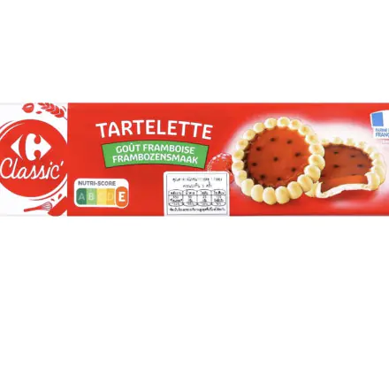 Carrefour Classic Tartelette Goût Framboise(150g) 125 THB
