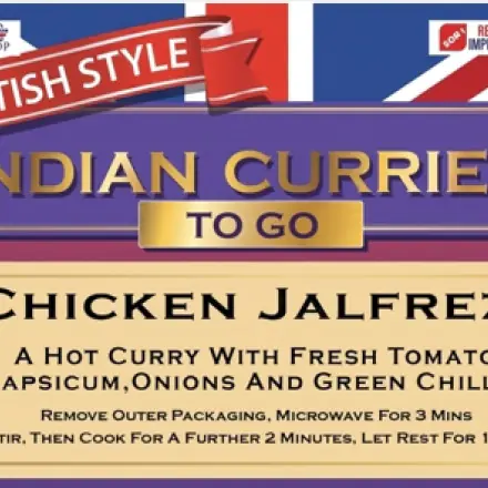 Chicken Jalfrezi - British Indian Curries To Go