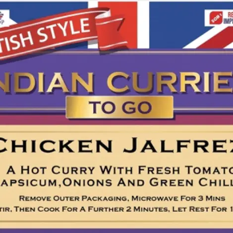 Chicken Jalfrezi - British Indian Curries To Go