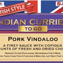 Pork Vindaloo - British Indian Curries To Go