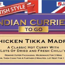 Chicken *Tikka MADRAS* - British Indian Curries To Go