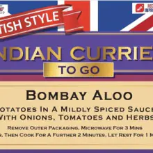 Bombay Aloo - British Indian Curries To Go