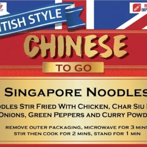 Singapore Noodles - British Style Chinese To Go