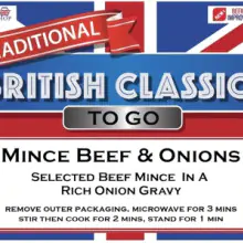 Mince Beef & Onions - British Classics To Go