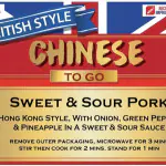 Sweet & Sour Pork  - British Style Chinese To Go