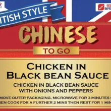 Chicken in Black Bean Sauce - British Style Chinese To Go