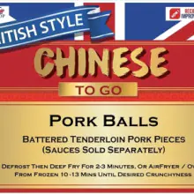 Pork Balls *No Sauce* – British Style Chinese To Go