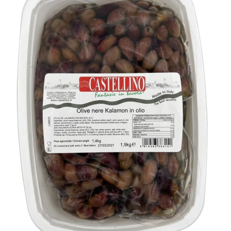 Black olive kalamata marinated 1.9 kg/tub