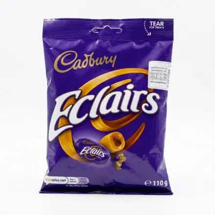 CADBURY Eclairs Caramels With Milk Chocolate Centres 130 g.