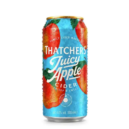 Thatchers Juicy Apple Cider 500 ml. (ABV): 4.0%
