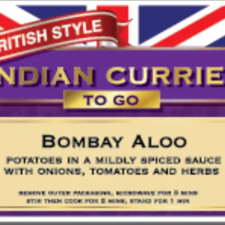 Bombay Aloo  - British Indian Curries To Go  F10