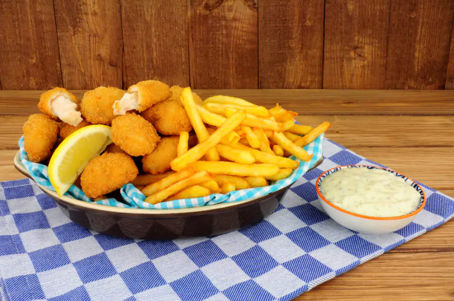 Breaded Shrimp with Tartare Sauce