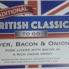 Liver, Bacon & Onions - British Classics To Go