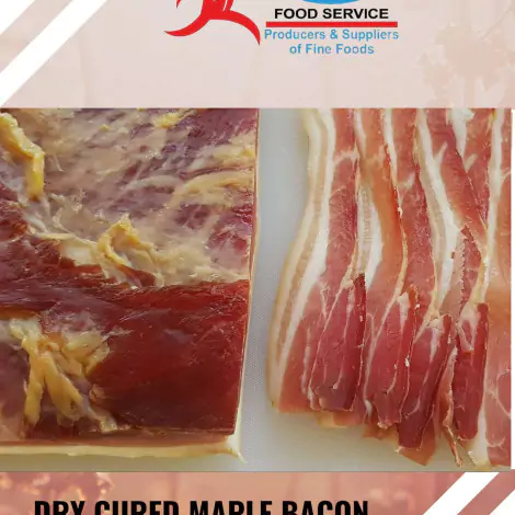 Dry-Cured, Cold Smoked Maple Bacon 250g