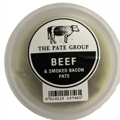 Beef & Smoked Bacon pate -150g