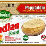 Poppadoms - Mughal F8