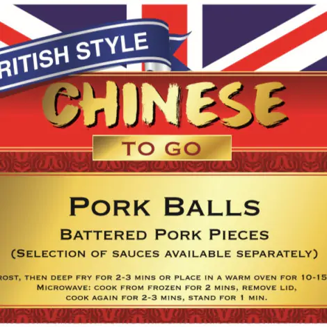 ลูกชิ้นหมู (ไม่มีน้ำซอส) – British Style Chinese To Go