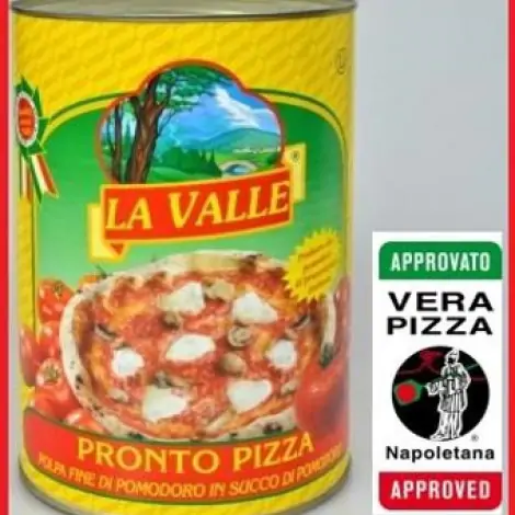 Ready Pizza Sauce - Fine Crushed 100% Italian Tomatoes - 4kg
