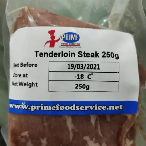 Tenderloin Steak Cut - 250g