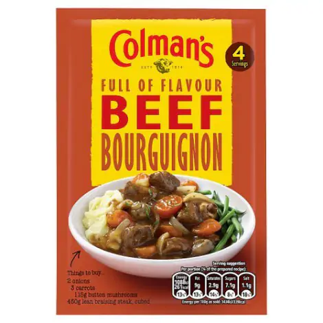 Colman's Beef Bourguignon Sauce Mix - 40g